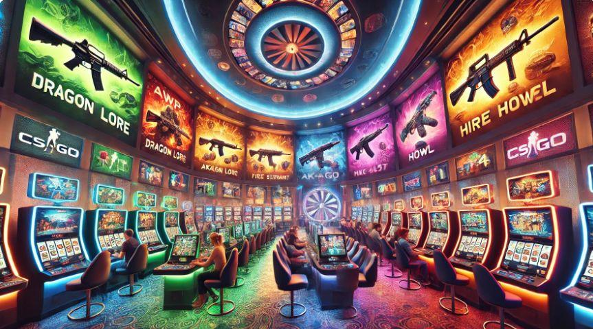 CS GO casino - virtuaalisten skinejen pelejä rahalla