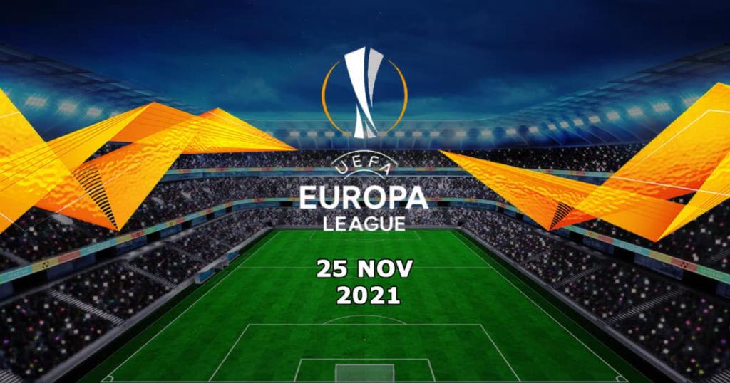 Ennusteet Eurooppa-liigalle - 25.11.2021 (toinen osa)