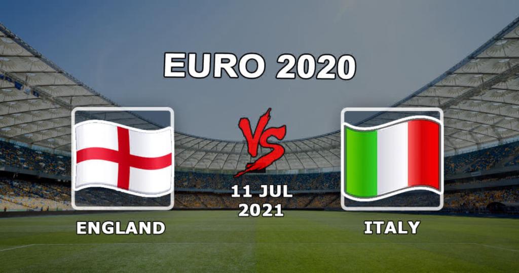 Englanti - Italia: ennuste ja veto Euro 2020 -tapahtuman finaaliin - 11.11.2021