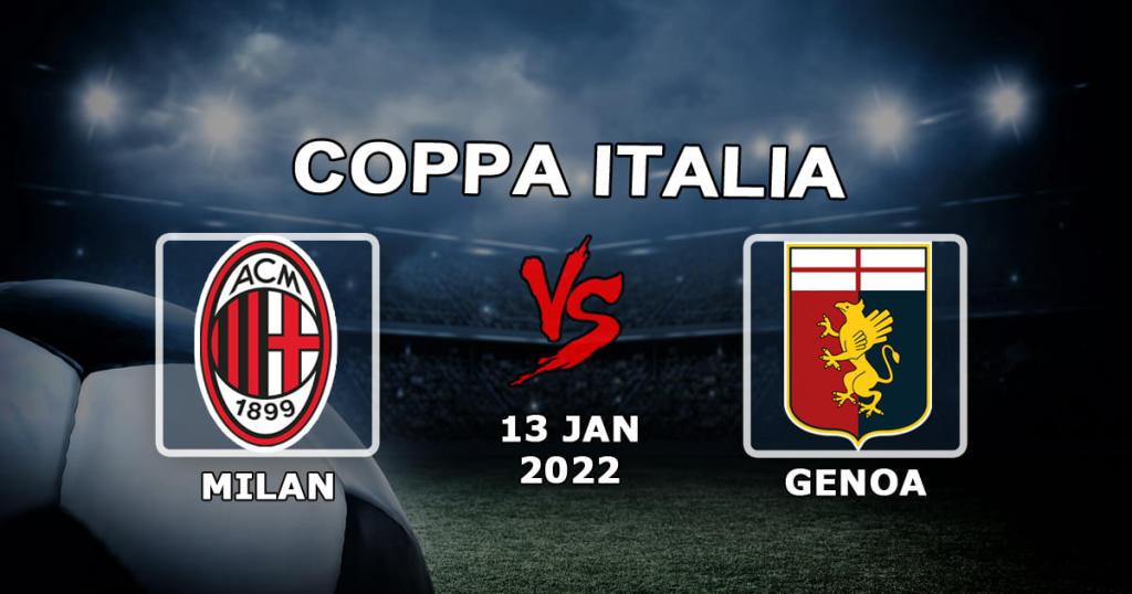 Milano - Genova: Italian Cupin ennuste ja veto - 13.1.2022