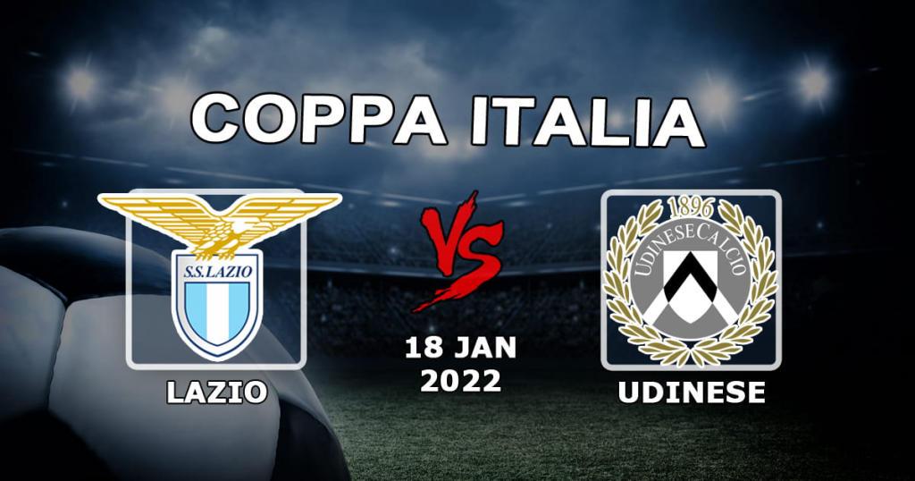 Lazio - Udinese: ennustus ja veto Coppa Italia -ottelusta - 18.01.2022