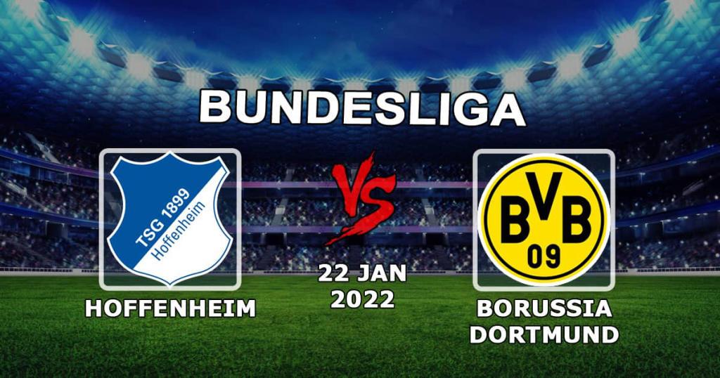 Hoffenheim - Borussia Dortmund: ennuste ja veto Bundesliigan ottelusta - 22.01.2022