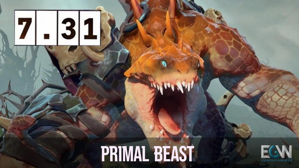 Opas Primal Beast 7.31. Uusi sankari pelissä Dota 2