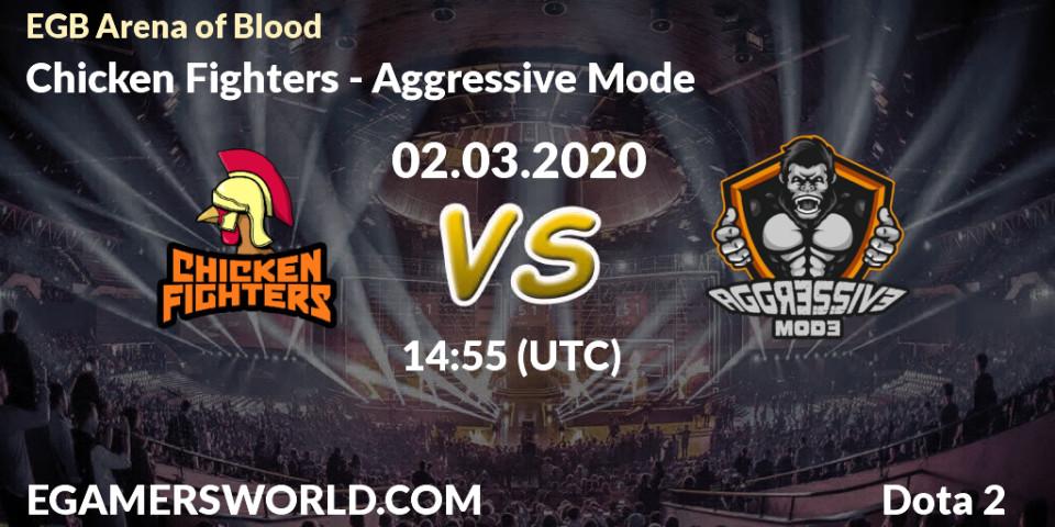 Chicken Fighters - Aggressive Mode: ennuste. 02.03.2020 at 16:46, Dota 2, Arena of Blood