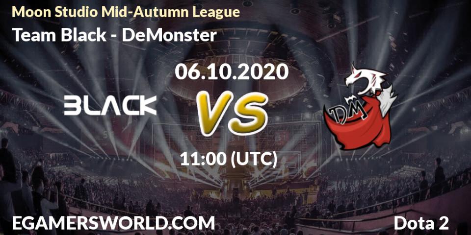 Team Black - DeMonster: ennuste. 06.10.20, Dota 2, Moon Studio Mid-Autumn League