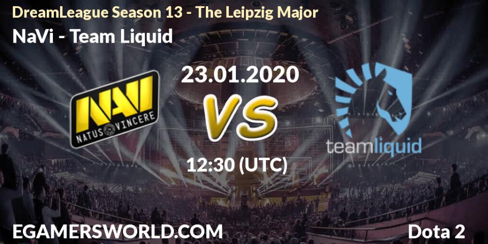 NaVi - Team Liquid: ennuste. 23.01.20, Dota 2, DreamLeague Season 13 - The Leipzig Major