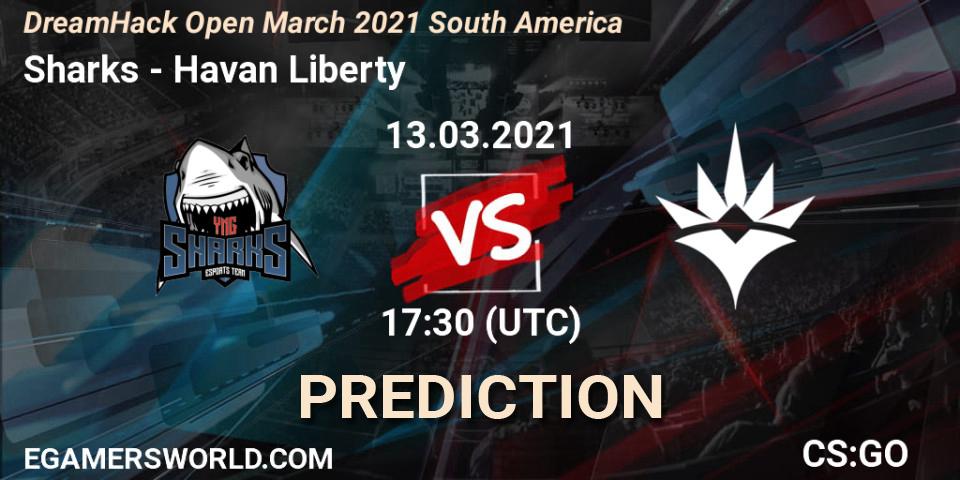 Sharks - Havan Liberty: ennuste. 13.03.21, CS2 (CS:GO), DreamHack Open March 2021 South America