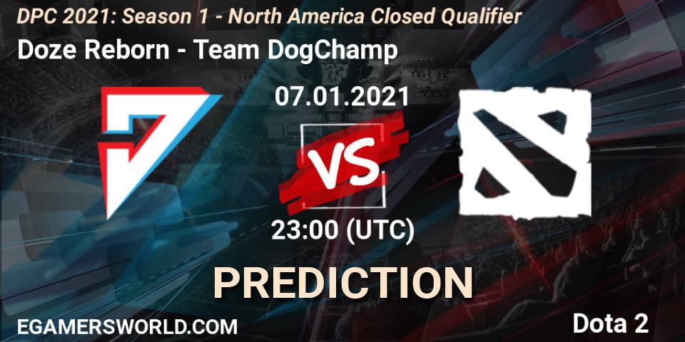 Byzantine Raiders - Team DogChamp: ennuste. 07.01.2021 at 23:00, Dota 2, DPC 2021: Season 1 - North America Closed Qualifier
