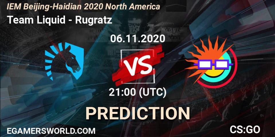 Team Liquid - Rugratz: ennuste. 06.11.20, CS2 (CS:GO), IEM Beijing-Haidian 2020 North America