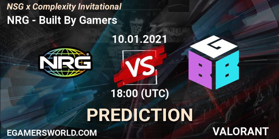 NRG - Built By Gamers: ennuste. 10.01.2021 at 18:00, VALORANT, NSG x Complexity Invitational