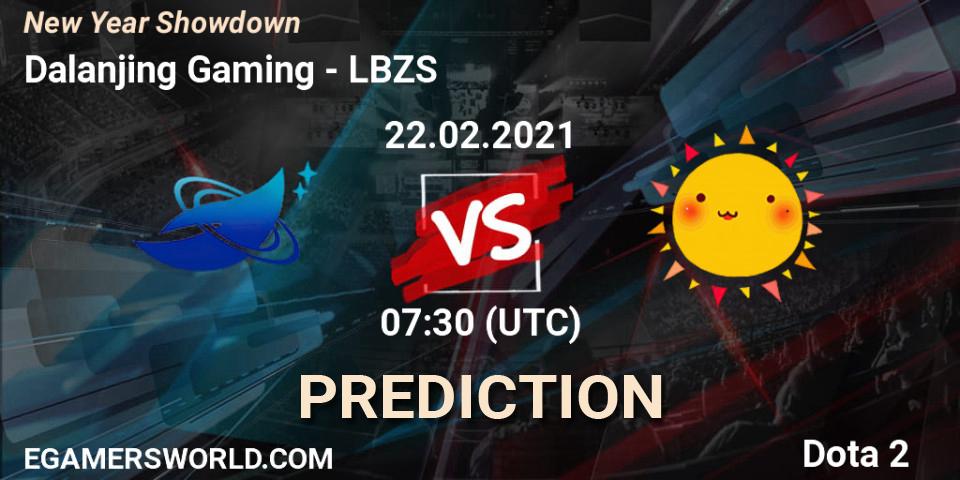 Dalanjing Gaming - LBZS: ennuste. 22.02.2021 at 07:39, Dota 2, New Year Showdown