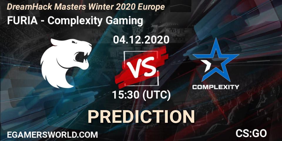 FURIA - Complexity Gaming: ennuste. 04.12.2020 at 15:50, Counter-Strike (CS2), DreamHack Masters Winter 2020 Europe