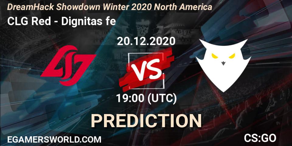 CLG Red - Dignitas fe: ennuste. 20.12.20, CS2 (CS:GO), DreamHack Showdown Winter 2020 North America