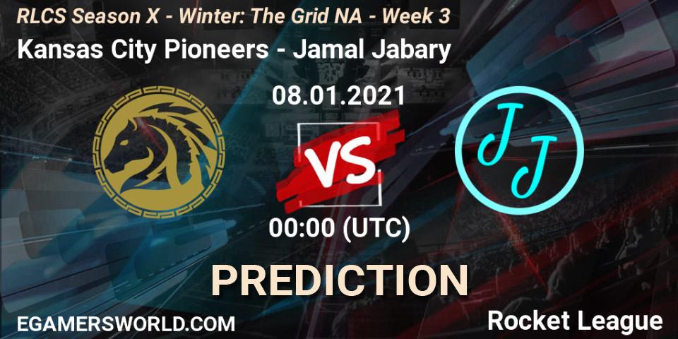 Kansas City Pioneers - Jamal Jabary: ennuste. 15.01.2021 at 00:00, Rocket League, RLCS Season X - Winter: The Grid NA - Week 3