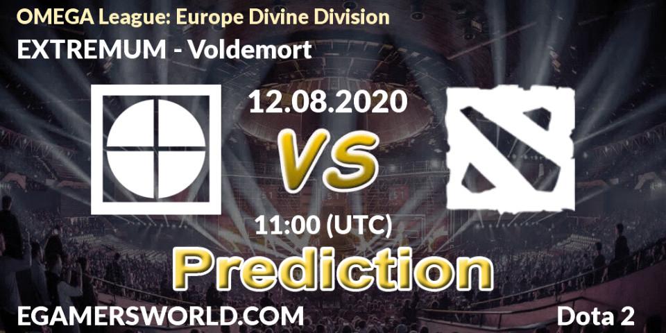 EXTREMUM - Voldemort: ennuste. 12.08.2020 at 11:01, Dota 2, OMEGA League: Europe Divine Division