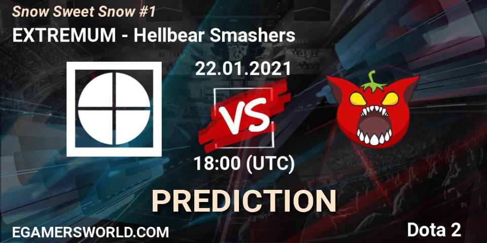EXTREMUM - Hellbear Smashers: ennuste. 22.01.2021 at 18:01, Dota 2, Snow Sweet Snow #1