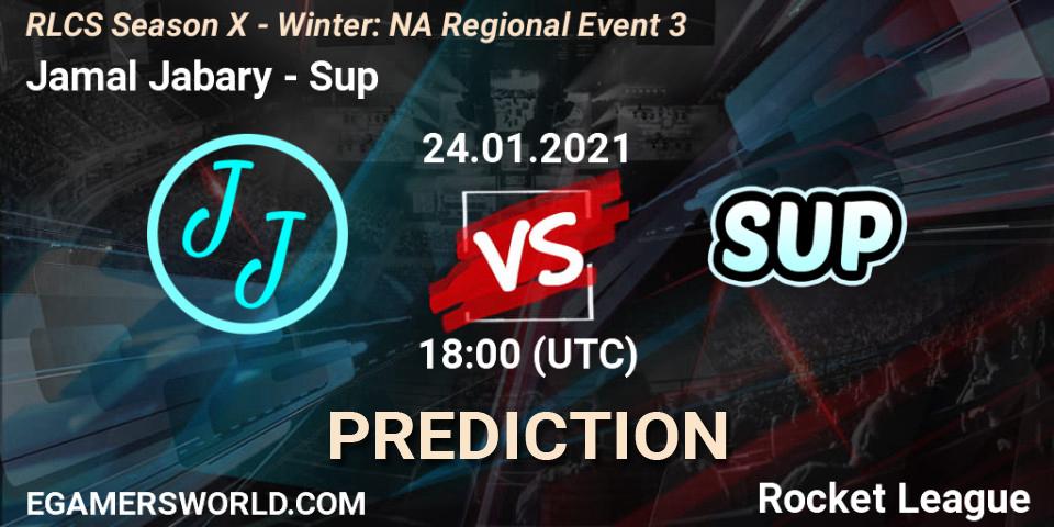 Jamal Jabary - Sup: ennuste. 24.01.2021 at 18:00, Rocket League, RLCS Season X - Winter: NA Regional Event 3