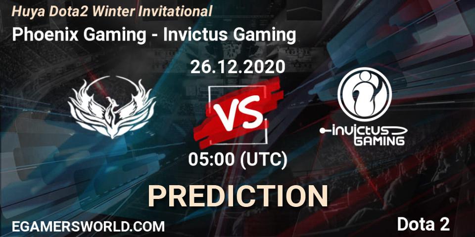 Phoenix Gaming - Invictus Gaming: ennuste. 26.12.2020 at 05:11, Dota 2, Huya Dota2 Winter Invitational