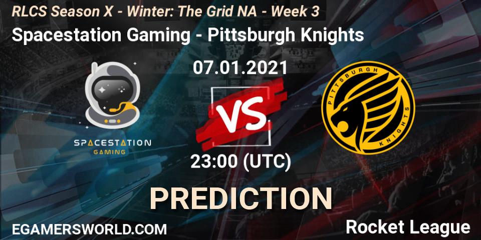 Spacestation Gaming - Pittsburgh Knights: ennuste. 14.01.2021 at 23:00, Rocket League, RLCS Season X - Winter: The Grid NA - Week 3