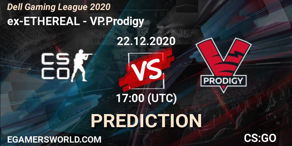 ex-ETHEREAL - VP.Prodigy: ennuste. 22.12.2020 at 17:00, Counter-Strike (CS2), Dell Gaming League 2020