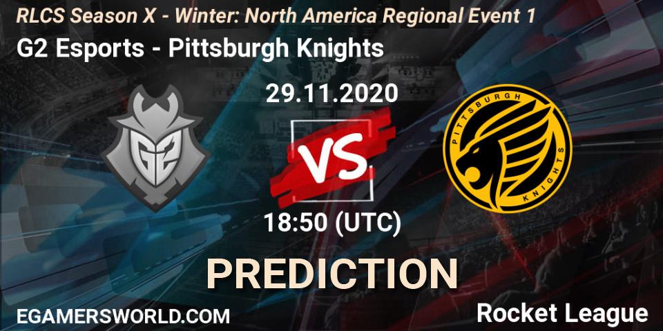 G2 Esports - Pittsburgh Knights: ennuste. 29.11.20, Rocket League, RLCS Season X - Winter: North America Regional Event 1