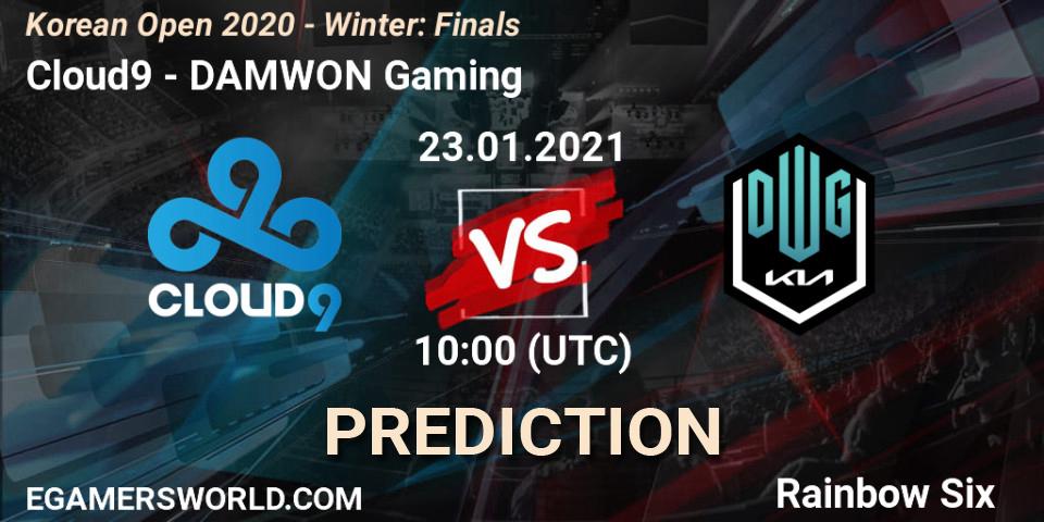 Cloud9 - DAMWON Gaming: ennuste. 23.01.2021 at 10:00, Rainbow Six, Korean Open 2020 - Winter: Finals