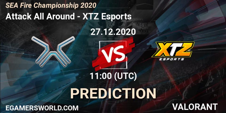 Attack All Around - XTZ Esports: ennuste. 27.12.2020 at 11:00, VALORANT, SEA Fire Championship 2020