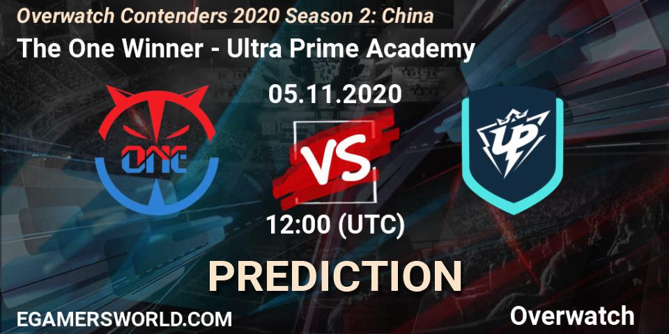 The One Winner - Ultra Prime Academy: ennuste. 05.11.20, Overwatch, Overwatch Contenders 2020 Season 2: China
