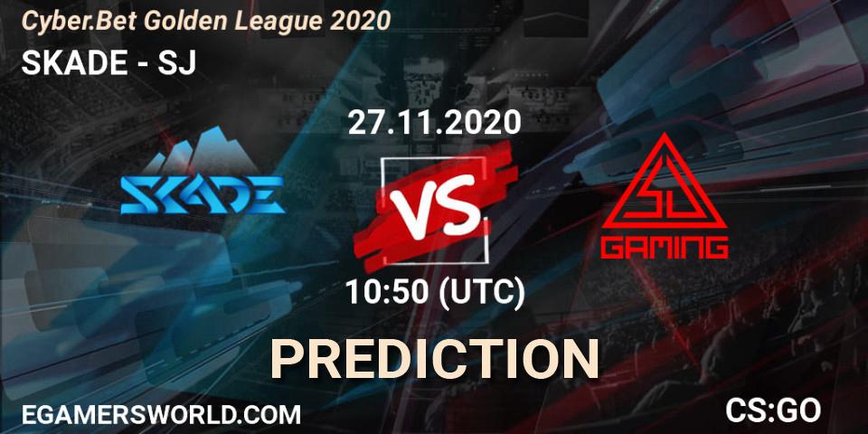 SKADE - SJ: ennuste. 27.11.2020 at 10:50, Counter-Strike (CS2), Cyber.Bet Golden League 2020