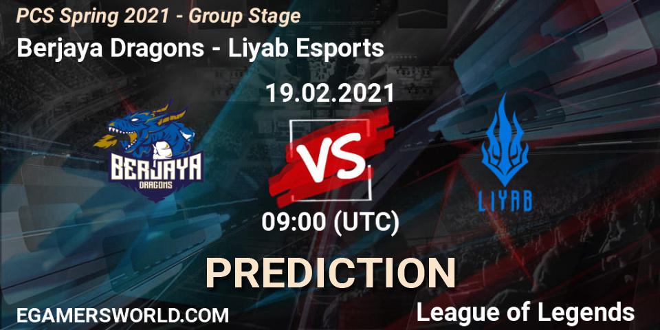 Berjaya Dragons - Liyab Esports: ennuste. 19.02.2021 at 09:00, LoL, PCS Spring 2021 - Group Stage