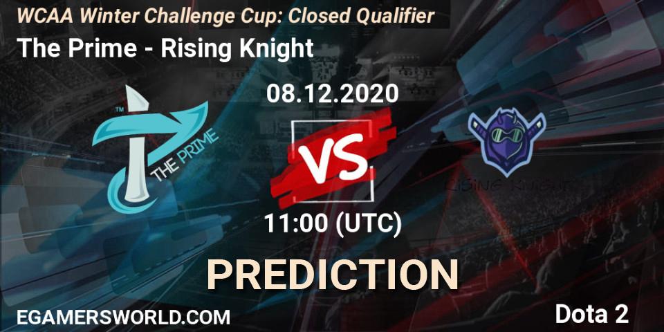 The Prime - Rising Knight: ennuste. 08.12.2020 at 11:27, Dota 2, WCAA Winter Challenge Cup: Closed Qualifier