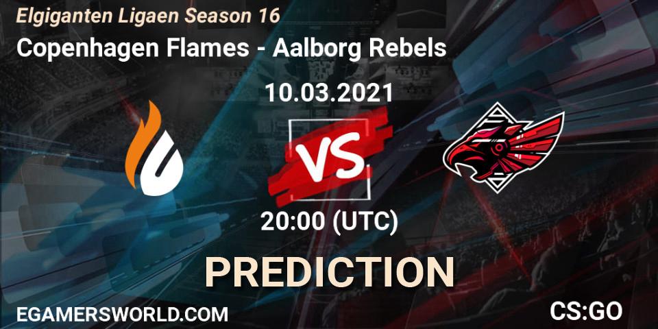 Copenhagen Flames - Aalborg Rebels: ennuste. 10.03.2021 at 20:00, Counter-Strike (CS2), Elgiganten Ligaen Season 16