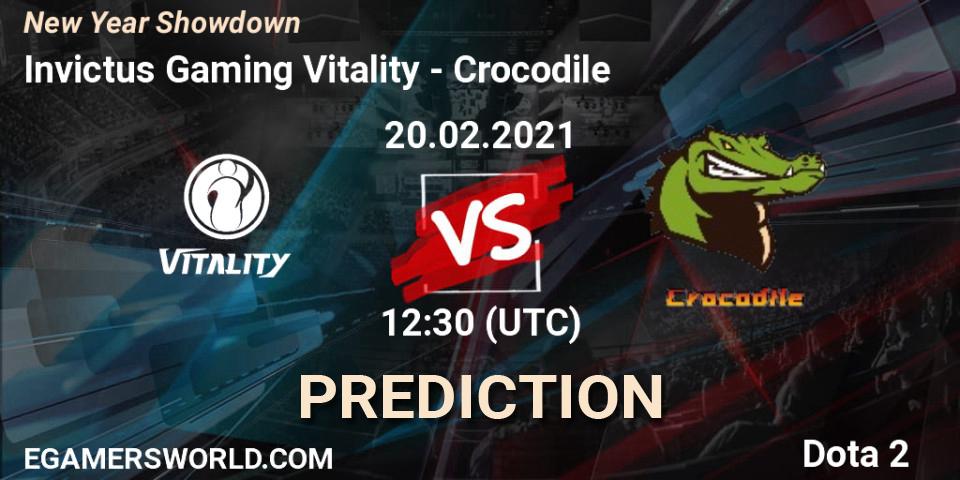 Invictus Gaming Vitality - Crocodile: ennuste. 20.02.2021 at 13:11, Dota 2, New Year Showdown