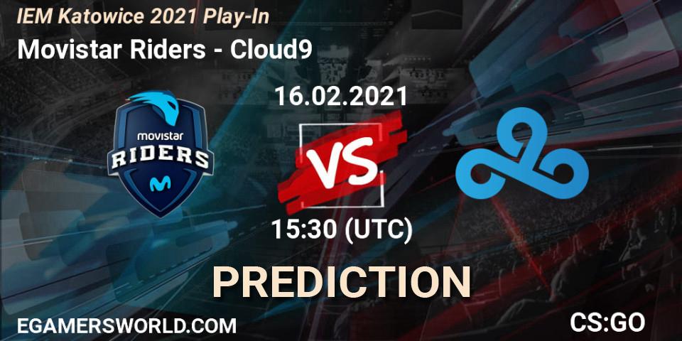 Movistar Riders - Cloud9: ennuste. 16.02.2021 at 15:30, Counter-Strike (CS2), IEM Katowice 2021 Play-In