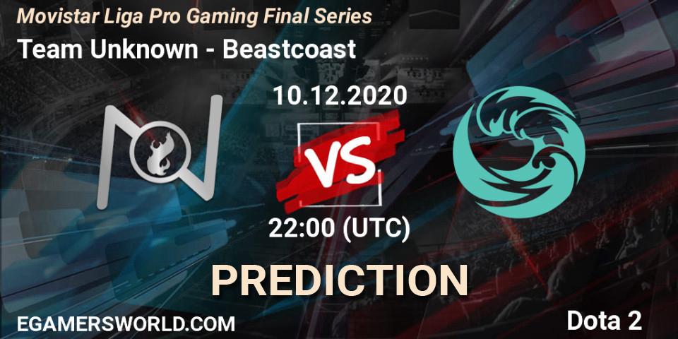 Team Unknown - Beastcoast: ennuste. 10.12.2020 at 22:02, Dota 2, Movistar Liga Pro Gaming Final Series