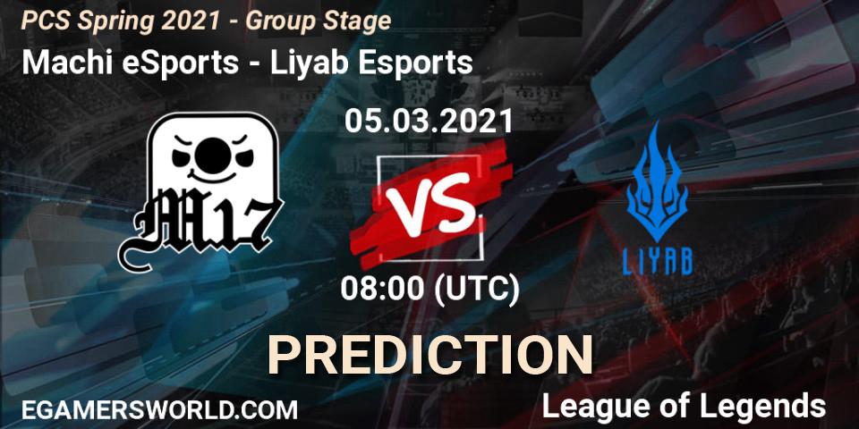 Machi eSports - Liyab Esports: ennuste. 05.03.2021 at 14:30, LoL, PCS Spring 2021 - Group Stage