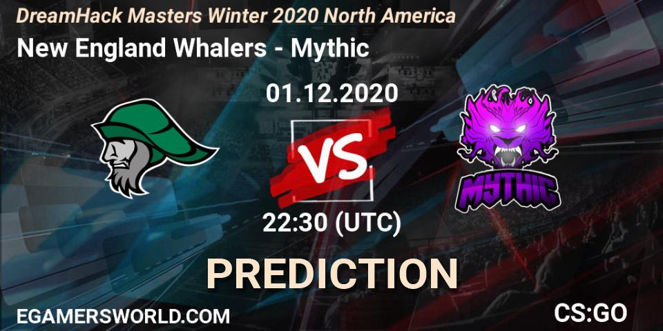 New England Whalers - Mythic: ennuste. 01.12.20, CS2 (CS:GO), DreamHack Masters Winter 2020 North America
