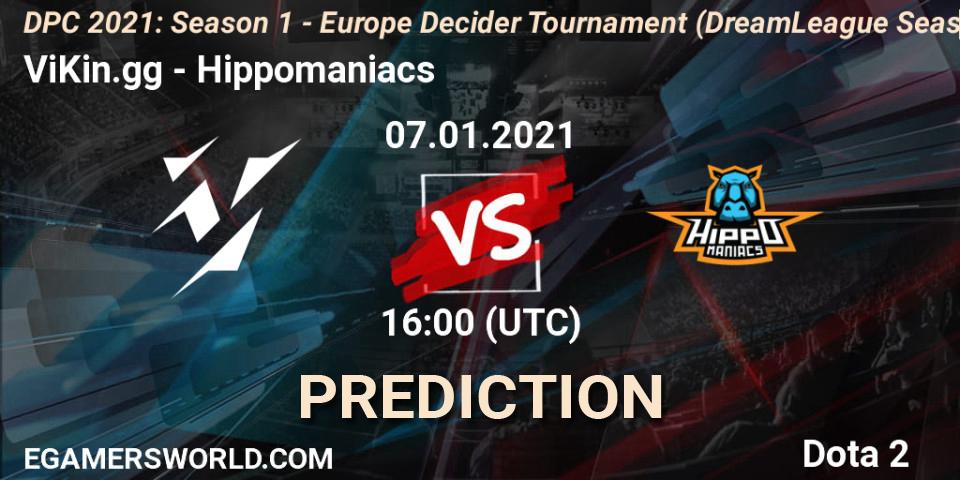 ViKin.gg - Hippomaniacs: ennuste. 07.01.2021 at 16:01, Dota 2, DPC 2021: Season 1 - Europe Decider Tournament (DreamLeague Season 14)