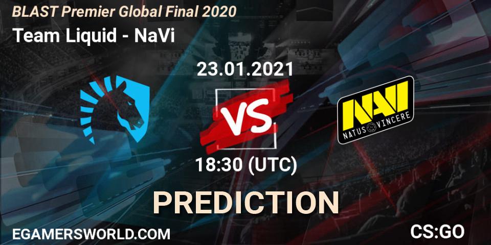 Team Liquid - NaVi: ennuste. 23.01.21, CS2 (CS:GO), BLAST Premier Global Final 2020