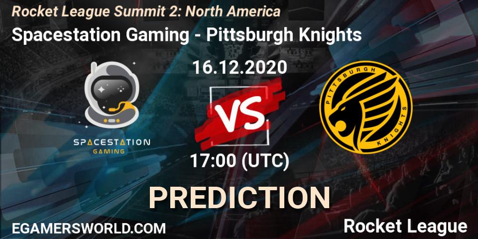 Spacestation Gaming - Pittsburgh Knights: ennuste. 16.12.2020 at 17:00, Rocket League, Rocket League Summit 2: North America