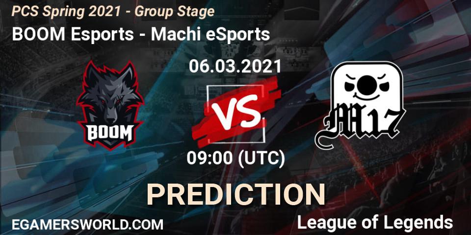BOOM Esports - Machi eSports: ennuste. 06.03.2021 at 10:30, LoL, PCS Spring 2021 - Group Stage