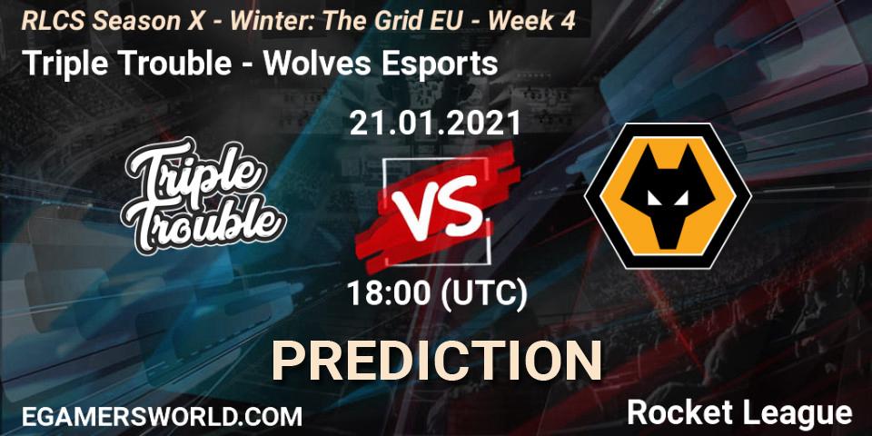 Triple Trouble - Wolves Esports: ennuste. 21.01.21, Rocket League, RLCS Season X - Winter: The Grid EU - Week 4