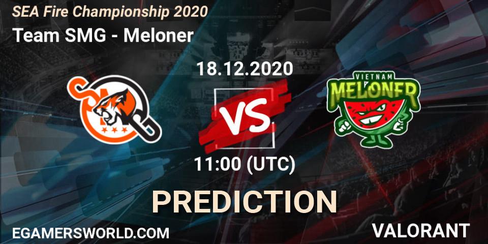 Team SMG - Meloner: ennuste. 18.12.2020 at 11:00, VALORANT, SEA Fire Championship 2020