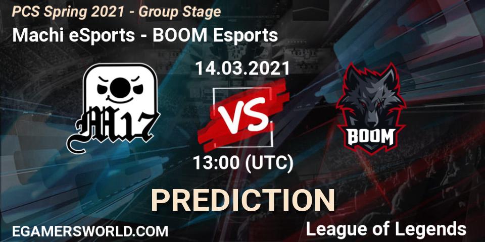 Machi eSports - BOOM Esports: ennuste. 14.03.2021 at 13:00, LoL, PCS Spring 2021 - Group Stage