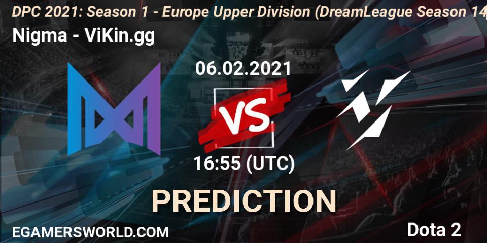 Nigma - ViKin.gg: ennuste. 06.02.2021 at 17:31, Dota 2, DPC 2021: Season 1 - Europe Upper Division (DreamLeague Season 14)
