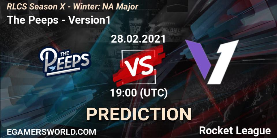 The Peeps - Version1: ennuste. 28.02.21, Rocket League, RLCS Season X - Winter: NA Major