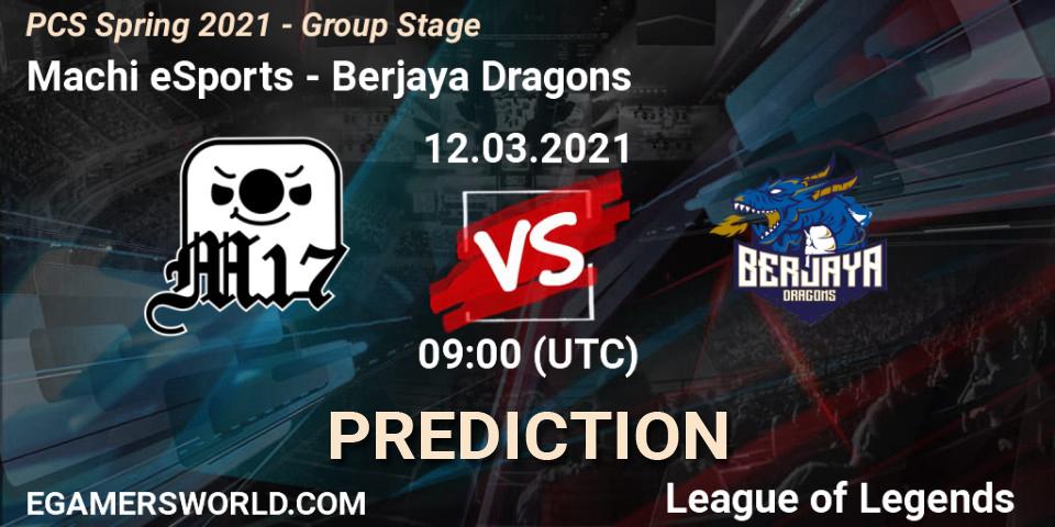 Machi eSports - Berjaya Dragons: ennuste. 12.03.2021 at 10:30, LoL, PCS Spring 2021 - Group Stage