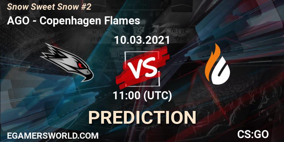 AGO - Copenhagen Flames: ennuste. 10.03.2021 at 11:00, Counter-Strike (CS2), Snow Sweet Snow #2