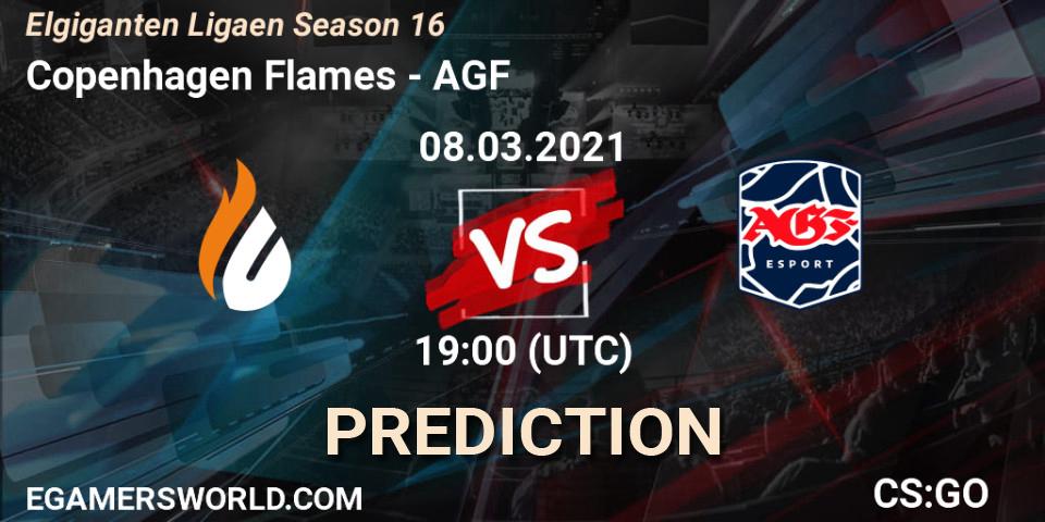 Copenhagen Flames - AGF: ennuste. 08.03.2021 at 19:00, Counter-Strike (CS2), Elgiganten Ligaen Season 16