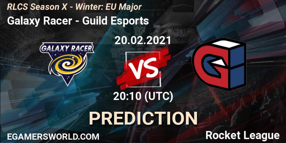 Galaxy Racer - Guild Esports: ennuste. 20.02.2021 at 20:40, Rocket League, RLCS Season X - Winter: EU Major